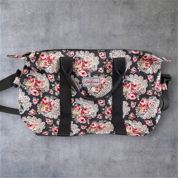 Cath Kidston Handbags - Cath Kidston London Paisley Rose Oil Cloth Weekend‎ Travel Bag Shoulder Strap